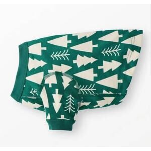 Hanna Andersson Holiday Dog Pajamas L Green Christmas Tree